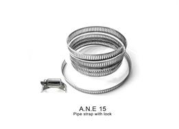 pipe strap with lock