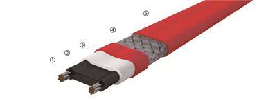 کابل حرارتی خود تنظیم  HeatTrace (up to 250℃ / 482℉)